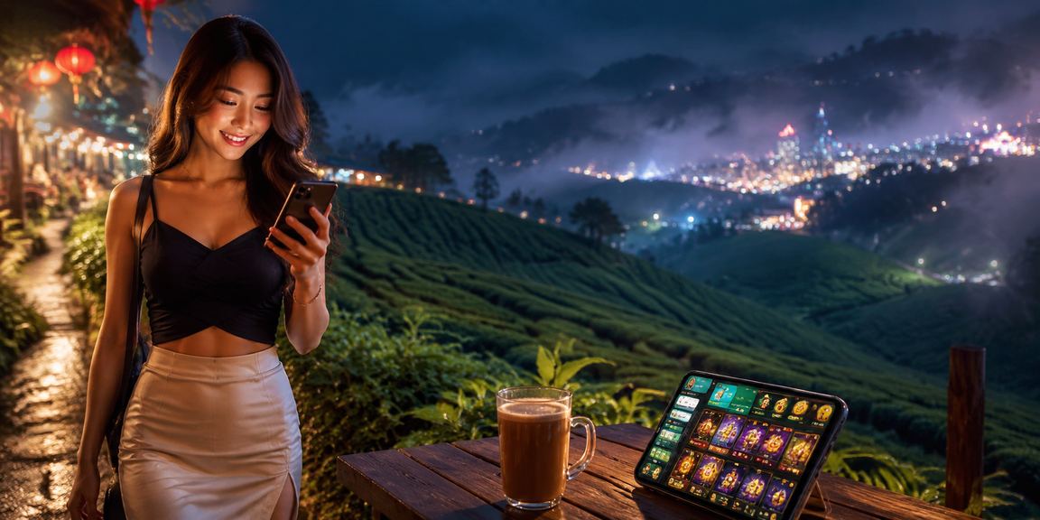 Pemain sukan di Genting Highlands menggunakan aplikasi pertaruhan dalam talian pv12
